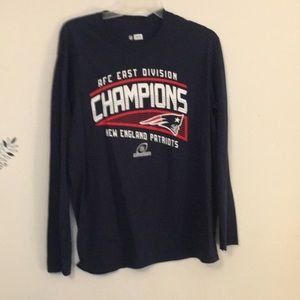 XL LONG SLEEVE PATRIOTS T SHIRT - NEW WITH TAGS